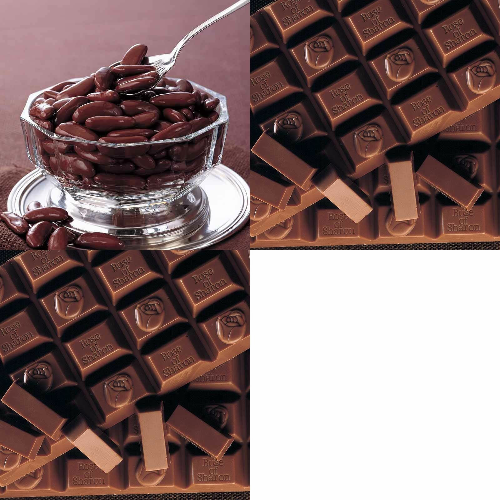 柿の種チョコ マミング 化粧箱とプチ・ローズオブシャロン 化粧箱と