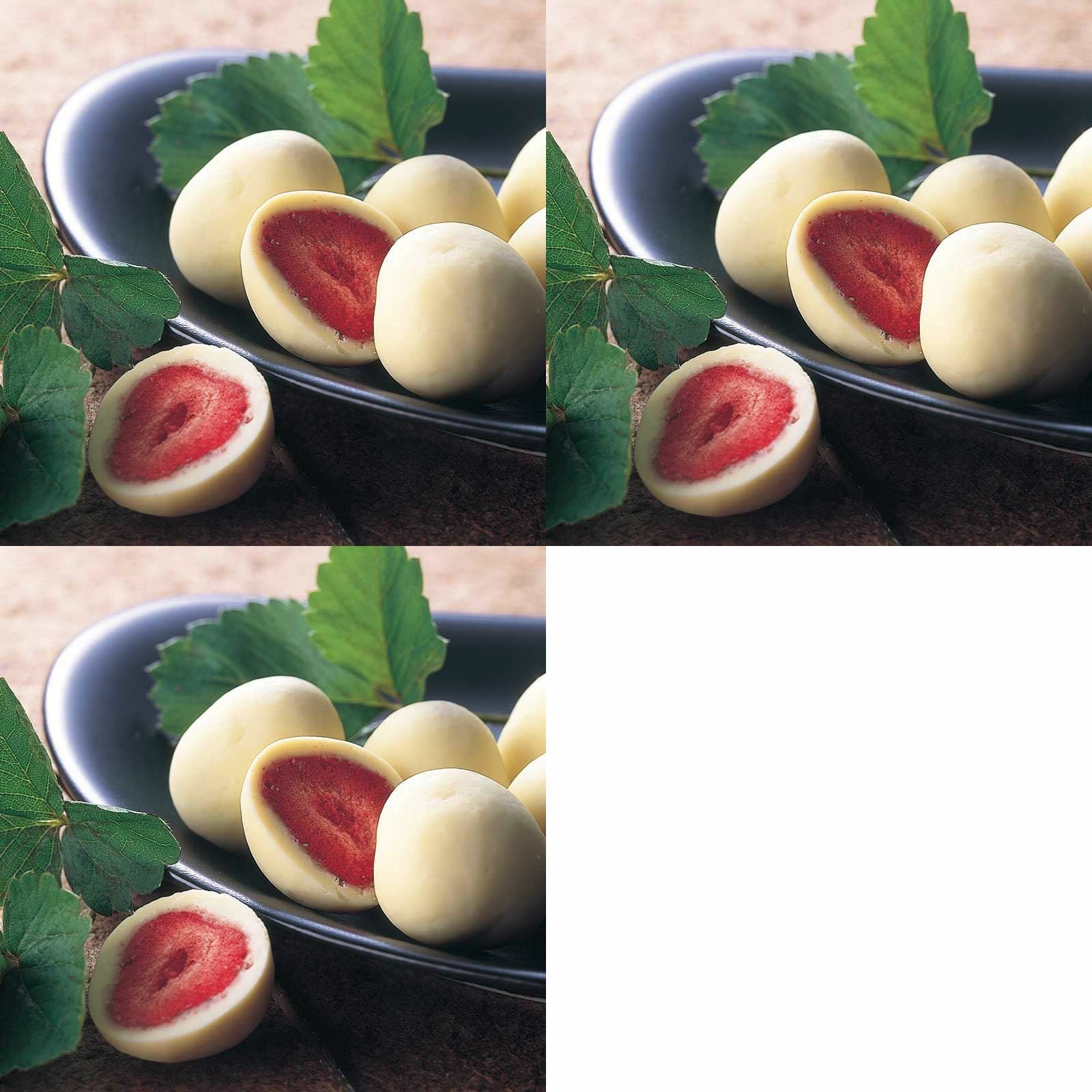 イチゴのチョコレート 角箱とイチゴのチョコレート 角箱とイチゴの